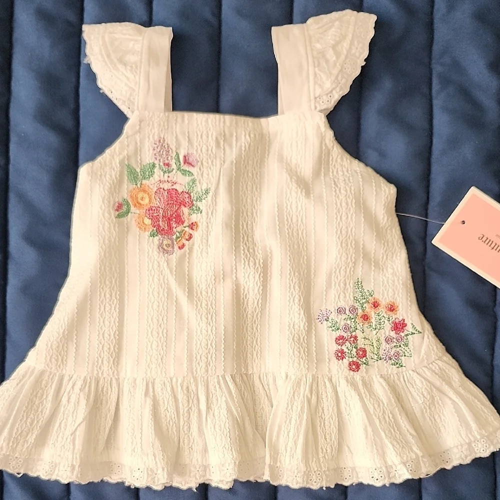 Juicy Couture White Floral Shorts Set - Picture 2 of 6